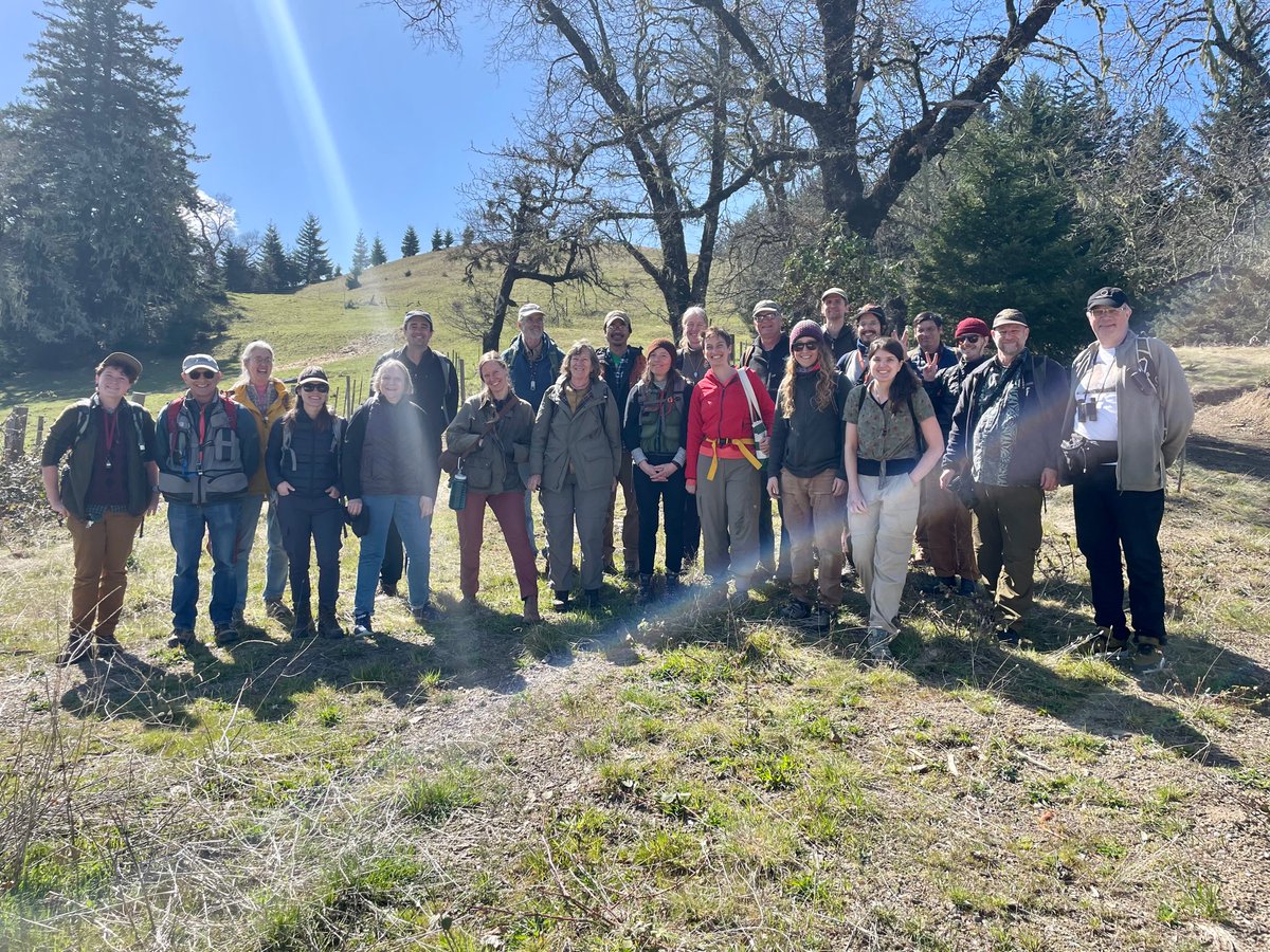 Texosporium's tweet photo. Spent the last few days at my first in-person conference in > 2 years—so reinvigorating! It doesn’t get much better than a joint meeting of two lichen societies. Getting out in the field with lichen comrades was the best #CAlichens #NorthwestLichenologists https://t.co/08E1Fnzlcr