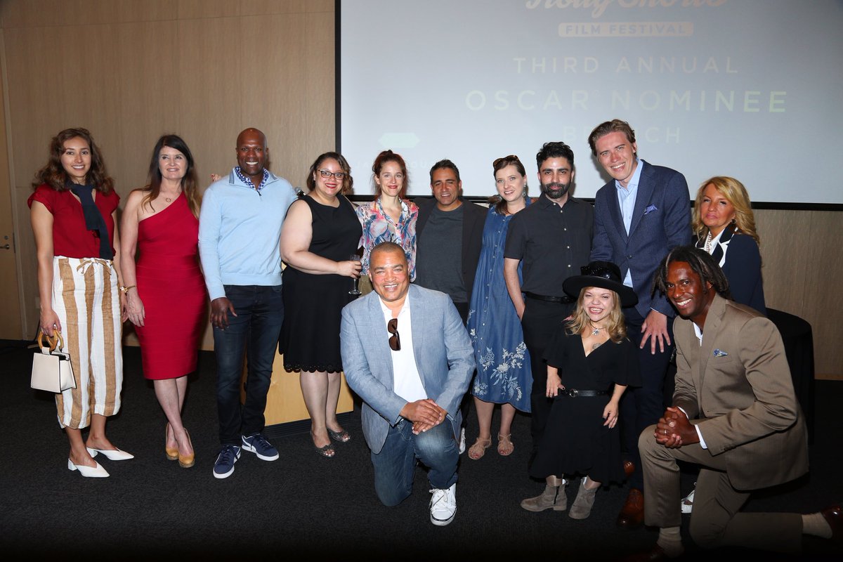The talented folk behind Oscar nominated films The Dress, <a href="/AlaKachuu_film/">Ala Kachuu - The Film</a> and <a href="/summerofsoul/">Summer of Soul</a> at yesterday’s Oscar Nominee Brunch #TheAcademyAwards #oscars #Oscars2022 #OscarNoms #filmfestival #shortfilm #ForYourConsideration