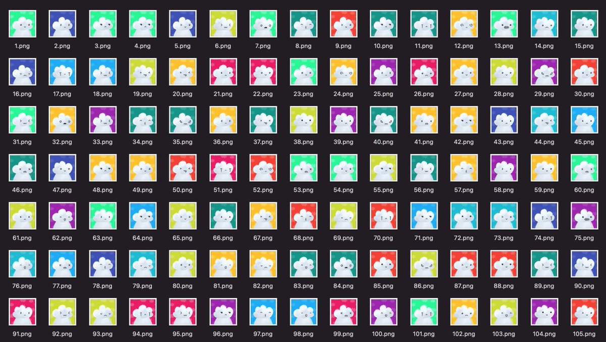 silly_clouds's tweet photo. Testing Testing! More and more silly clouds are coming soon! ☁️☁️☁️ #SillyClouds #NFTCollections https://t.co/2yVqn7rK8o