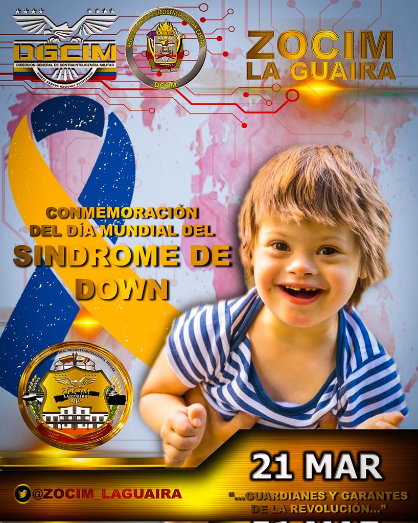 🇻🇪<a href="/Z_LAGUAIRA/">ZOCIM_LAGUAIRA</a> Conmemoramos el Día Mundial del Sindrome de Down.
#DiaMundialDelSindromeDeDown 
#21Mar #FanbEsSoberania