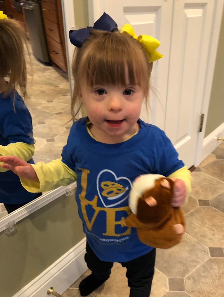 DannyZ24's tweet photo. .@briantaff6abc Such a great report @CoreyDavis6abc did today for #WorldDownSyndromeDay2022 at Abby's school. So fun to see Abby on our favorite news station again! But I'm going to have to stop ya, she's MY Abby. LOL. https://t.co/3n14J2HlHr