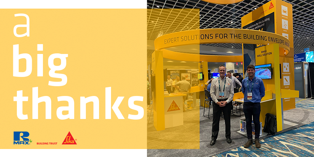 A big thanks to everyone who stopped by our booth at the #IIBEC trade show &amp; to <a href="/IIBEC2020/">IIBEC</a> for a successful event. We're happy to support a great organization! If you missed us, check out our superior #continuous #polyiso #insulation at rmax.com #letstalkpolyiso