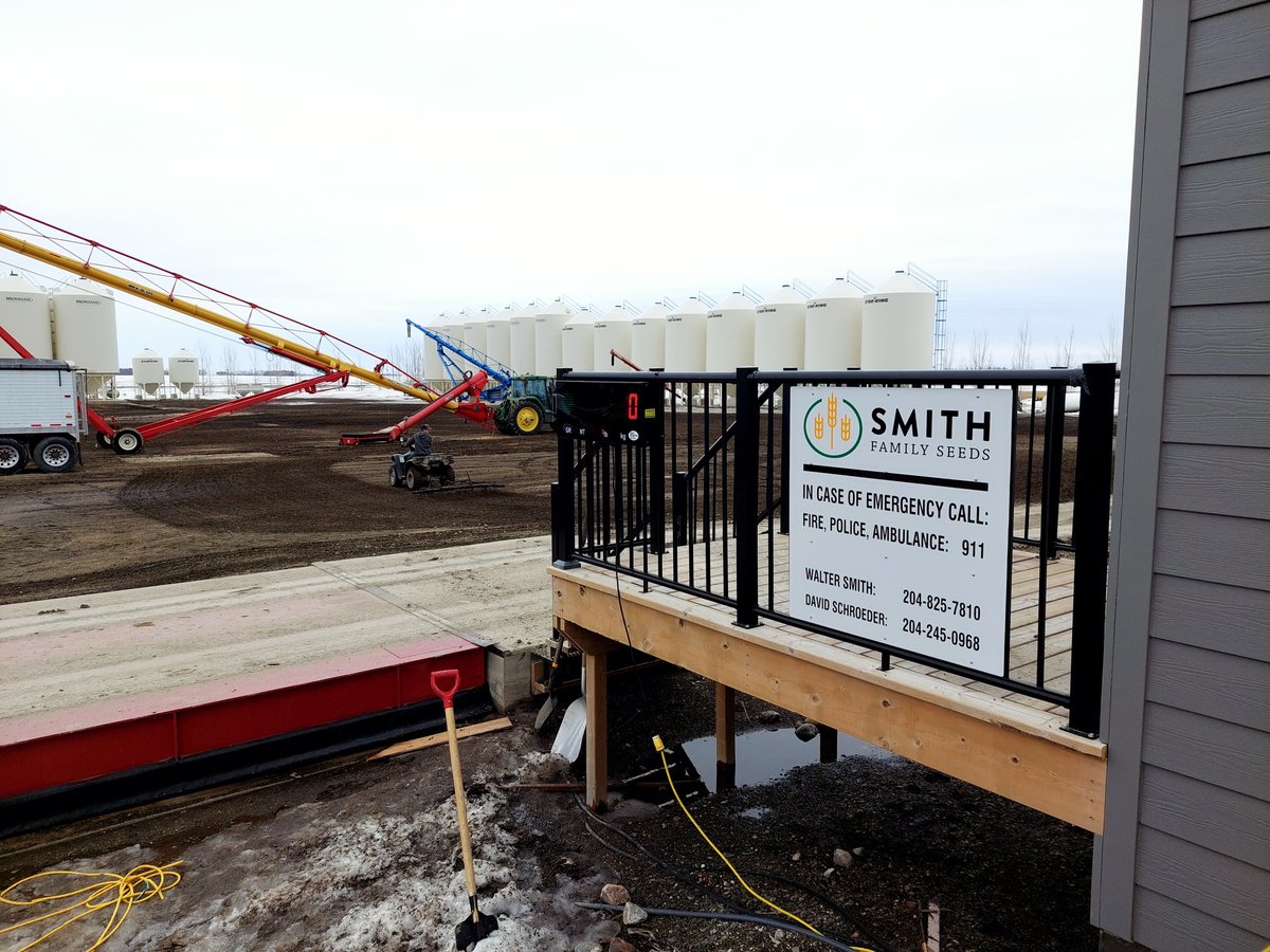 Spring is a busy time for a seed grower.  Thanks to <a href="/Smithfamilyseed/">Walter Smith</a> and <a href="/SeedDepot/">Seed Depot</a> for supporting <a href="/Foodgrains/">Canadian Foodgrains Bank</a> Bank growing projects in Mb.  #endhunger