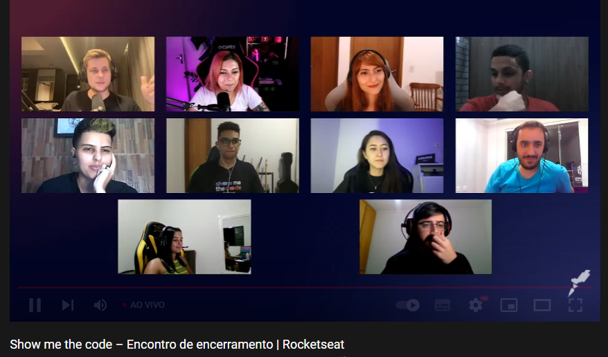 rocketseat's tweet image. Todo mundo junto novamente!💜
#ShowMeTheCode #Rocketseat