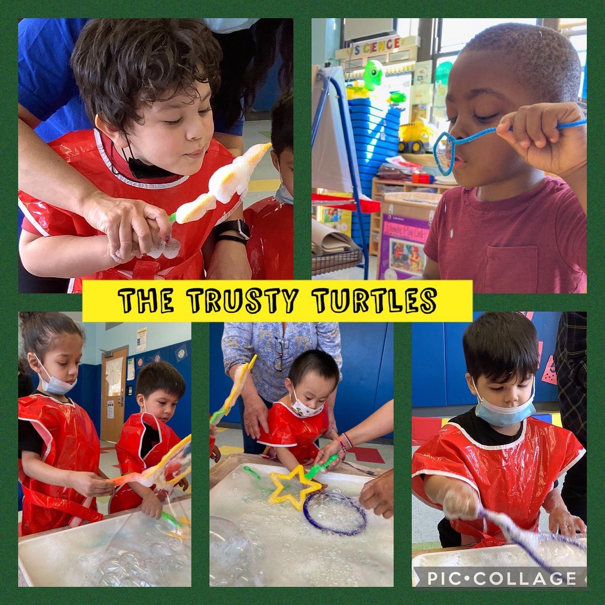 D25PreKCenters's tweet photo. The Long Island Children’s Museum came to help our Whitestone students explore bubbles! Our students made bubble art and discovered that everyday items could be used as bubble wands! #district25prekcenter #prekforall #longislandchildrensmuseum #bubbles #waterunit https://t.co/bpOD4qhk57