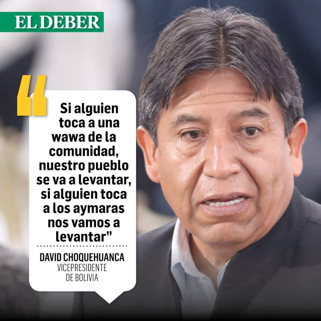 EvaSaraLandau's tweet photo. Dirigente indígena aimara Chokehuanca @LaramaDavid @VPEP_Bol es supremasista, fascista nazi-andino que odia a blancobolivianos. Es un resentido. Un pusilanime y cobarde.
@hermanntertsch @Almagro_OEA2015 https://t.co/dOAKwTDI41