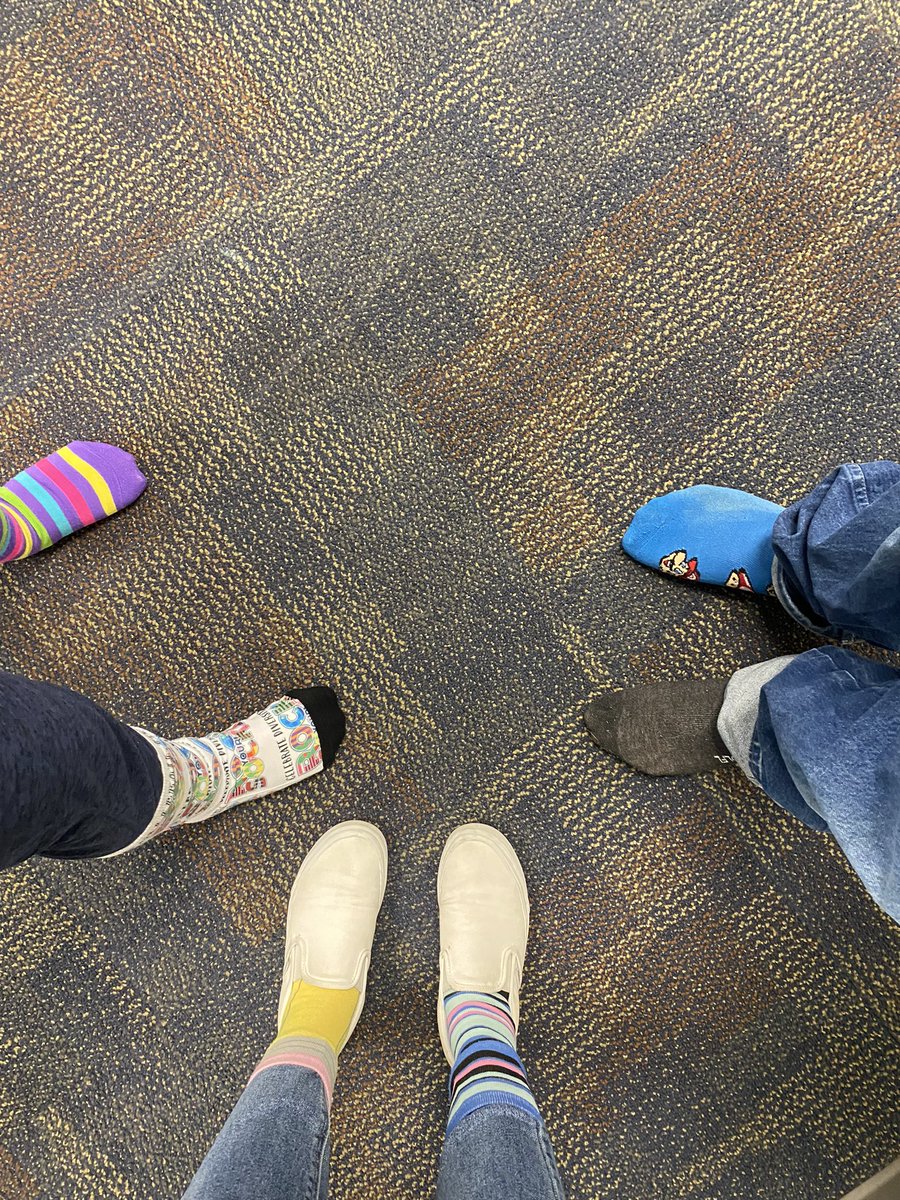 TES_MsM's tweet photo. We are celebrating diversity today by rocking our socks! #nationaldownsyndromeday https://t.co/QbaJRWtyuy