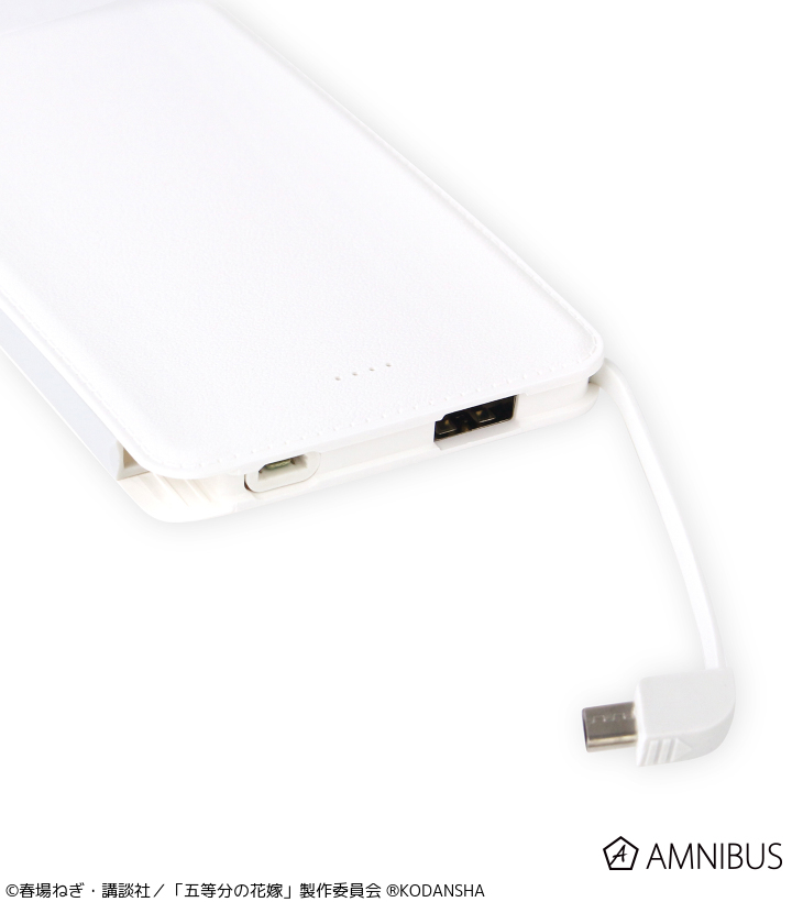 二次受注】『五等分の花嫁』「一花 lette-graph モバイルバッテリー