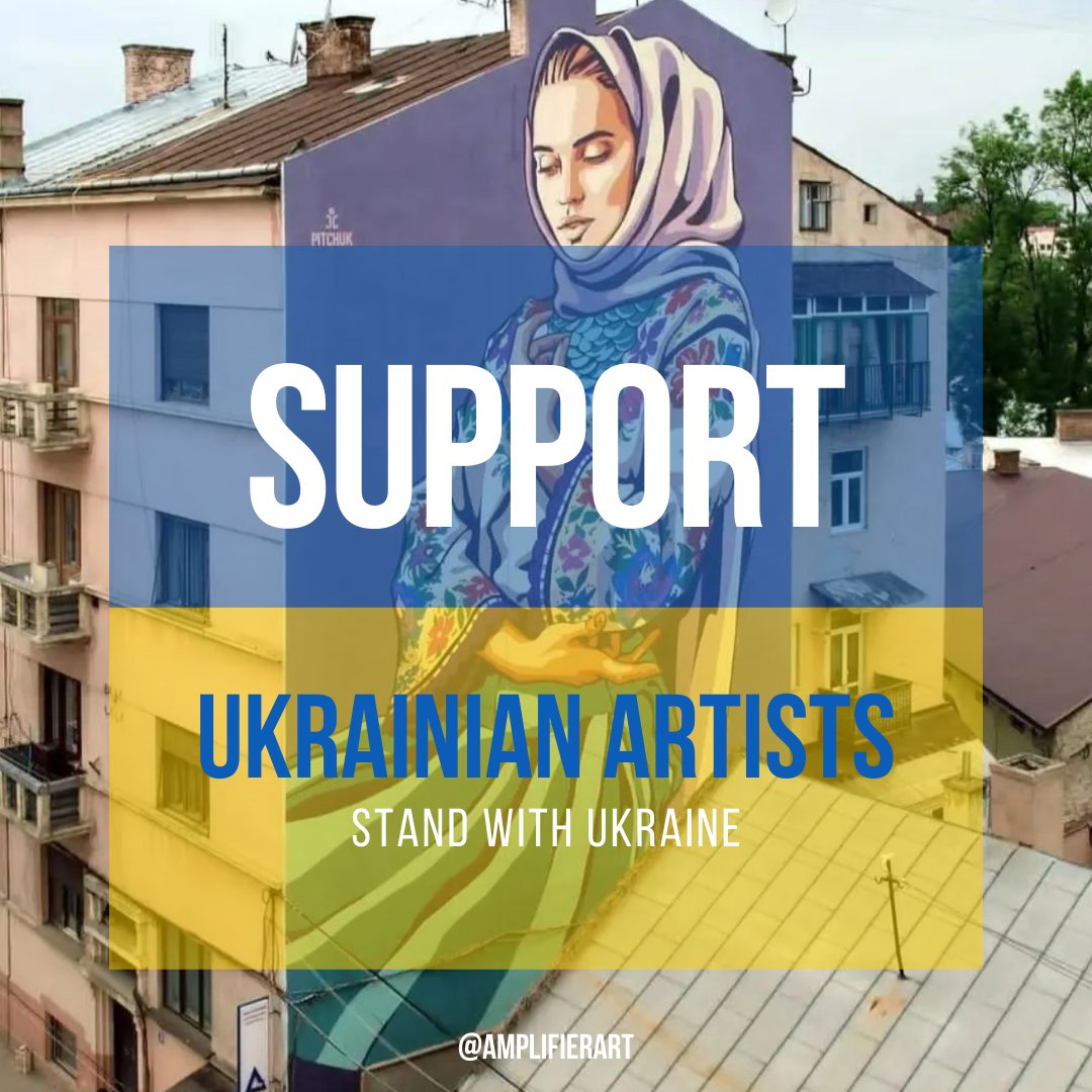 amplifierart's tweet photo. We wanted to take a moment to highlight some of the stunning artwork by #UkrainianArtists that we love!! Please share &amp; support the work these artists are doing!
 
Cover Image &amp; Slide 2 by Yuriy Pitchuk &amp; Marta Pitchuk
Slide 3 by Daria Filippova
Slide 4 by Aleksei Bordusov https://t.co/omj5k7sFYZ