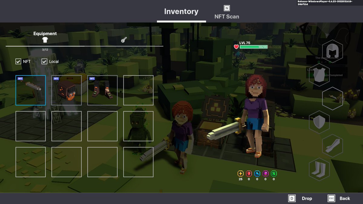 JuliaMee21's tweet photo. @TheSandboxGame I just participated in the daily #SandboxAlphaS2Contest for a chance to earn up to 1,000 $SAND! Starting March 19 - Gather the equipment. Check out my screenshot below!
👇 #SandboxAlphaS2 https://t.co/FXkRWfJgCv
