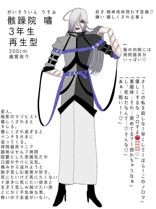 #死無異_キャラ練り
キャラねりり 