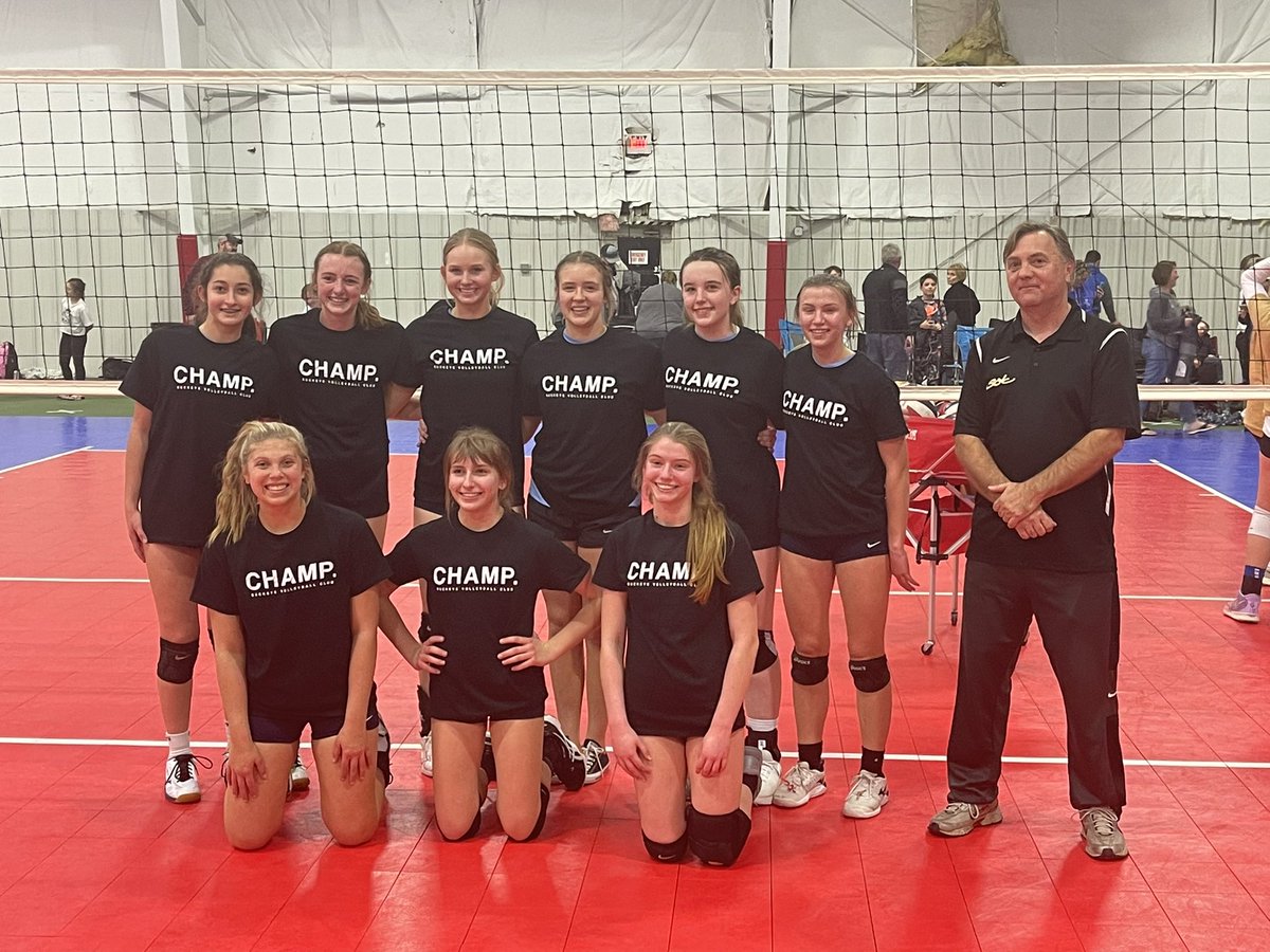 SadieBinkley's tweet photo. CHAMPS of our 2-Day volleyball tourney! Fun weekend on the court! 💙🏐 #sovc #lovemesomevolleyballtoo https://t.co/PeRngaWTOp