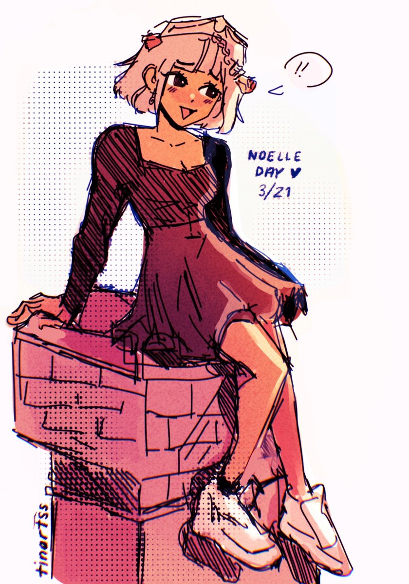 noelle day!! 🎉 i shall continue spreading the noelle best girl agenda

#noelle #原神 