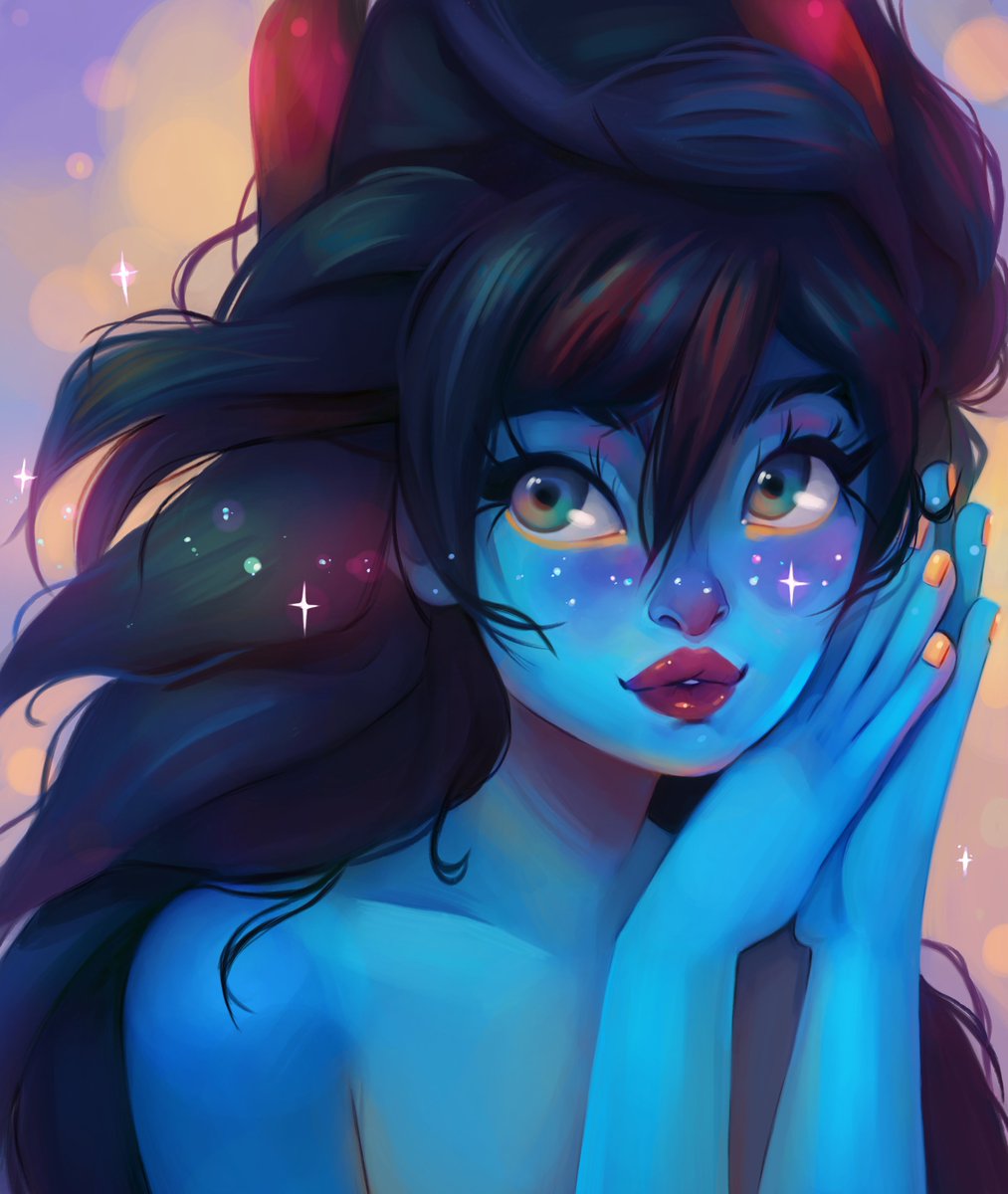 ChiaraMoreni's tweet photo. I am very excited to share with you "Nebula" ~ my newest @foundation drop! 

I hope you will like her ✨💙 

Reserve price: 0.25 ETH
Buy now price: 0.50 ETH

https://t.co/katO78a3wO

#NFTCommunity #NFTartist #FoundationNFT https://t.co/lY4wUoBUYL