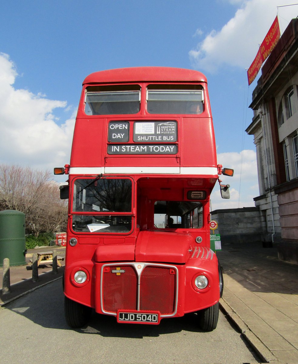 Sunny_Day_Photo's tweet photo. Lovely to see @redroutemaster doing what they do best... putting these Iconic #buses out on the road for special events. My twin nieces loved exploring the bus! 

#kemptonsteammuseum #museums #steamup #redroutemaster #buses #bus #iconiclondon #transport https://t.co/aL2ATYqJ90