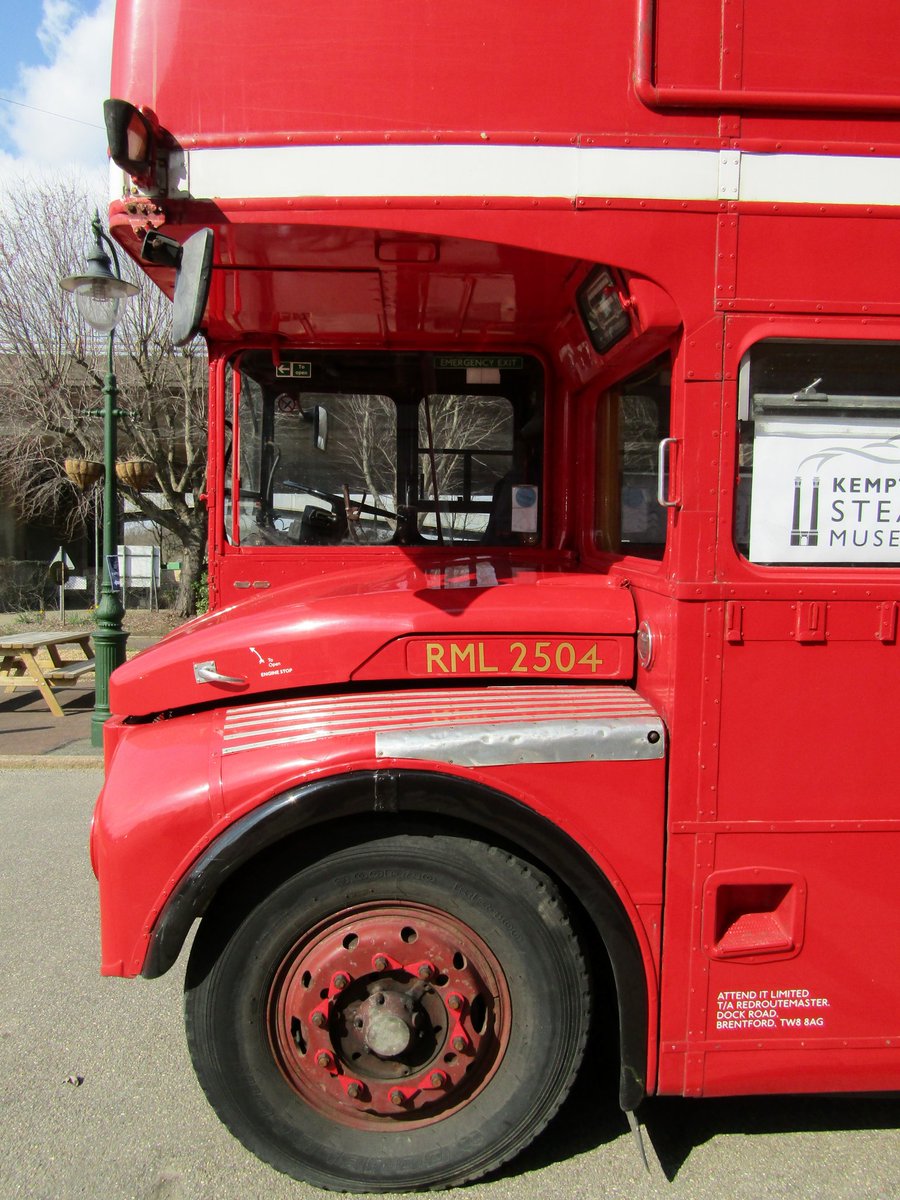 Sunny_Day_Photo's tweet photo. Lovely to see @redroutemaster doing what they do best... putting these Iconic #buses out on the road for special events. My twin nieces loved exploring the bus! 

#kemptonsteammuseum #museums #steamup #redroutemaster #buses #bus #iconiclondon #transport https://t.co/aL2ATYqJ90