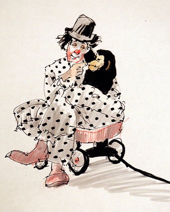 drawingclub_LA's tweet photo. Happy Monday! Today's throwback goes to May, 21st, in 2007! We have John Mackey as our epic Clown in our Clown workshop. Drawing is by Bill Robertson.#drawingworkshop #drawing #thedrawingclub https://t.co/fThuETNBrq