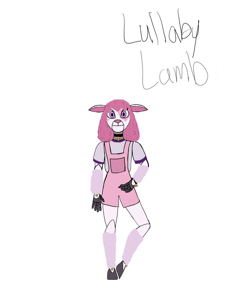 Meet Lullaby my Fnaf SB OC, she works in the Daycare, @/SweetLullalies if you’re interested