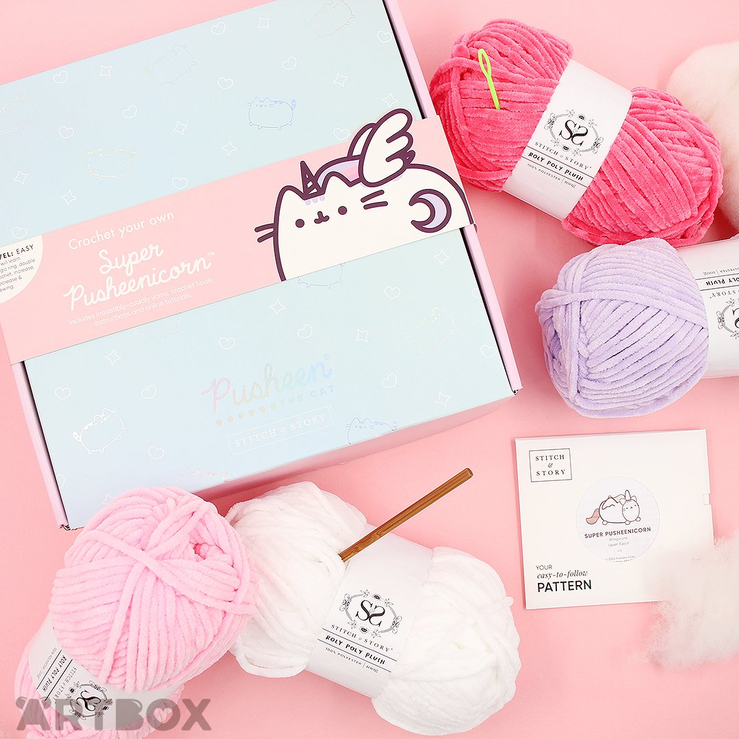 Whether you're looking for a simple hobby to startup or a fun gift for Mother's Day, these super duper @stitchandstory #Pusheen Knit & Crochet Sets are the perfect kits to get creative! 💖 Online & in-store >> artbox.co.uk/pusheen-the-ca…