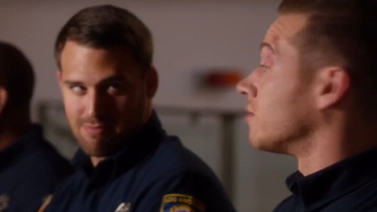 RUbuddie's tweet photo. Platonic heterosexual husbands #gayfirefightershow https://t.co/6IfBnC9J92