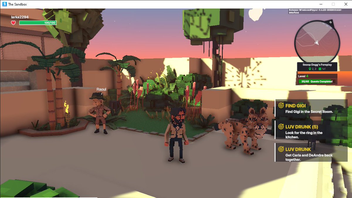 riyanto2294's tweet photo. @TheSandboxGame I just participated in the daily #SandboxAlphaS2Contest for a chance to earn up to 1,000 $SAND! Starting March 21 - Find Martha in the Snoop Dogg Mansion. Check out my screenshot below!
👇 #SandboxAlphaS2 https://t.co/V30VVcNzjg