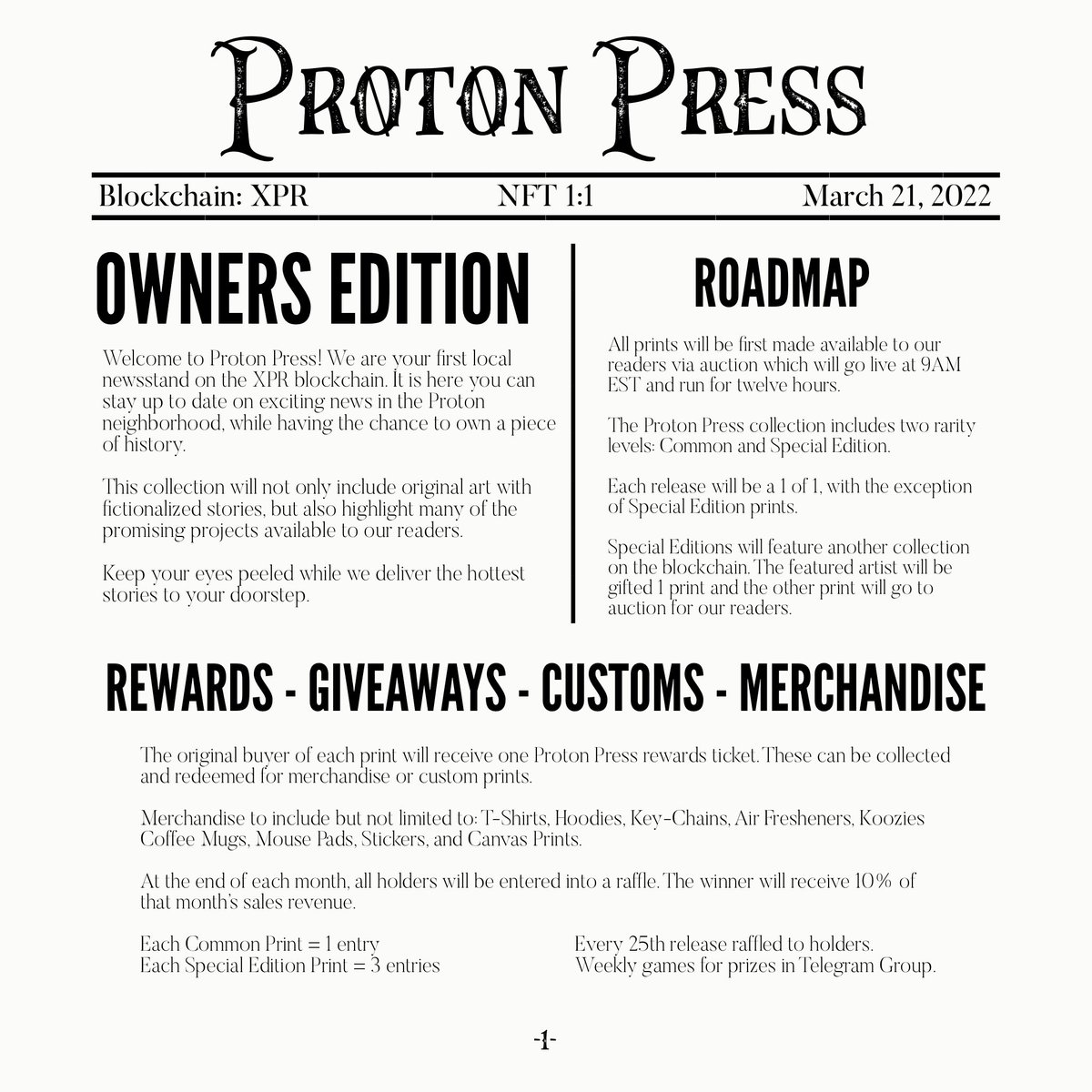 Proton Press NFT ⚛️ tweet media
