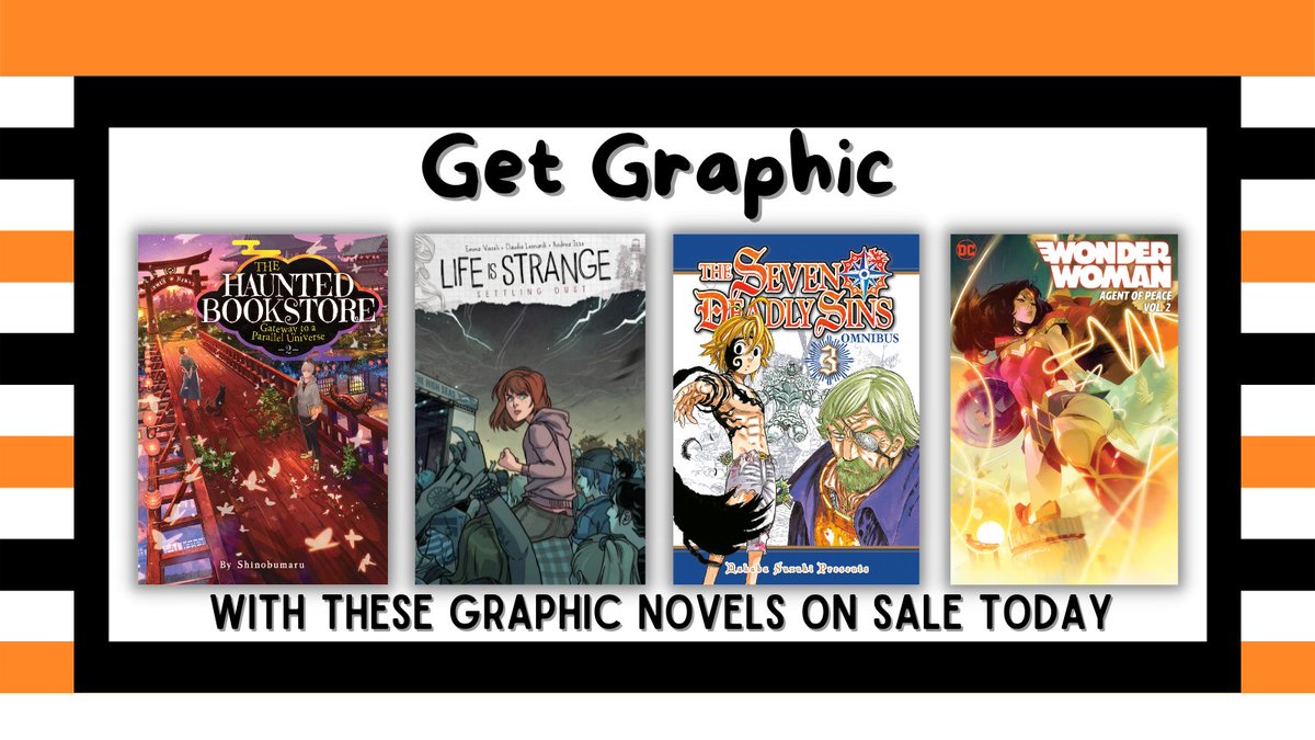 PRHgetsgraphic's tweet photo. These comics and graphic novels are out today (3/22)! 
Visit https://t.co/WHAQCfa3wr… to learn more! #comics #comicbooks #graphicnovel #manga https://t.co/13D0OSyqP8