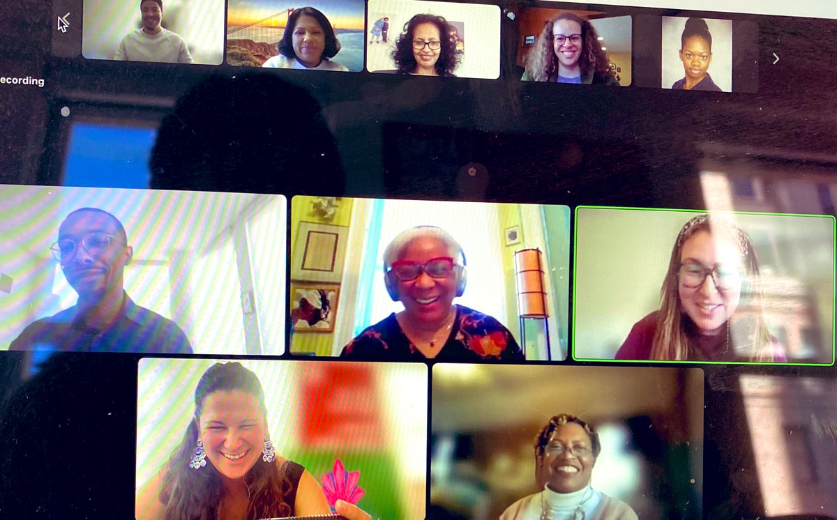 There’s so much LIGHT &amp; JOY in this moment. 

Let’s keep finding the courage to build the world of our dreams! 

Starting with ourselves, our teams, &amp; foundations. 

DEI +belonging all day, every day. ♥️

@PEAKgrantmaking #peak2022online <a href="/RolandKennedyJr/">Roland</a> @jenbo1