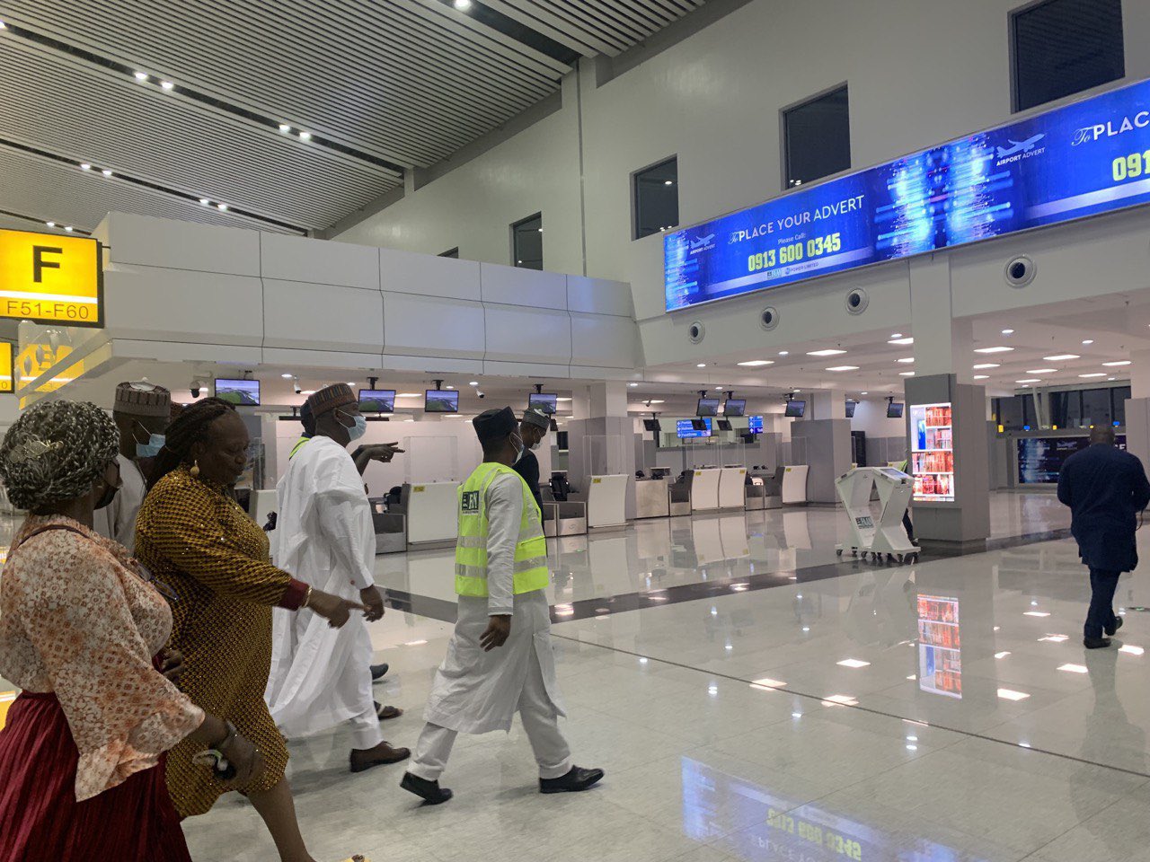 PHOTOS: Hon. Minister of Aviation inspects the New Terminal at MMIA Lagos