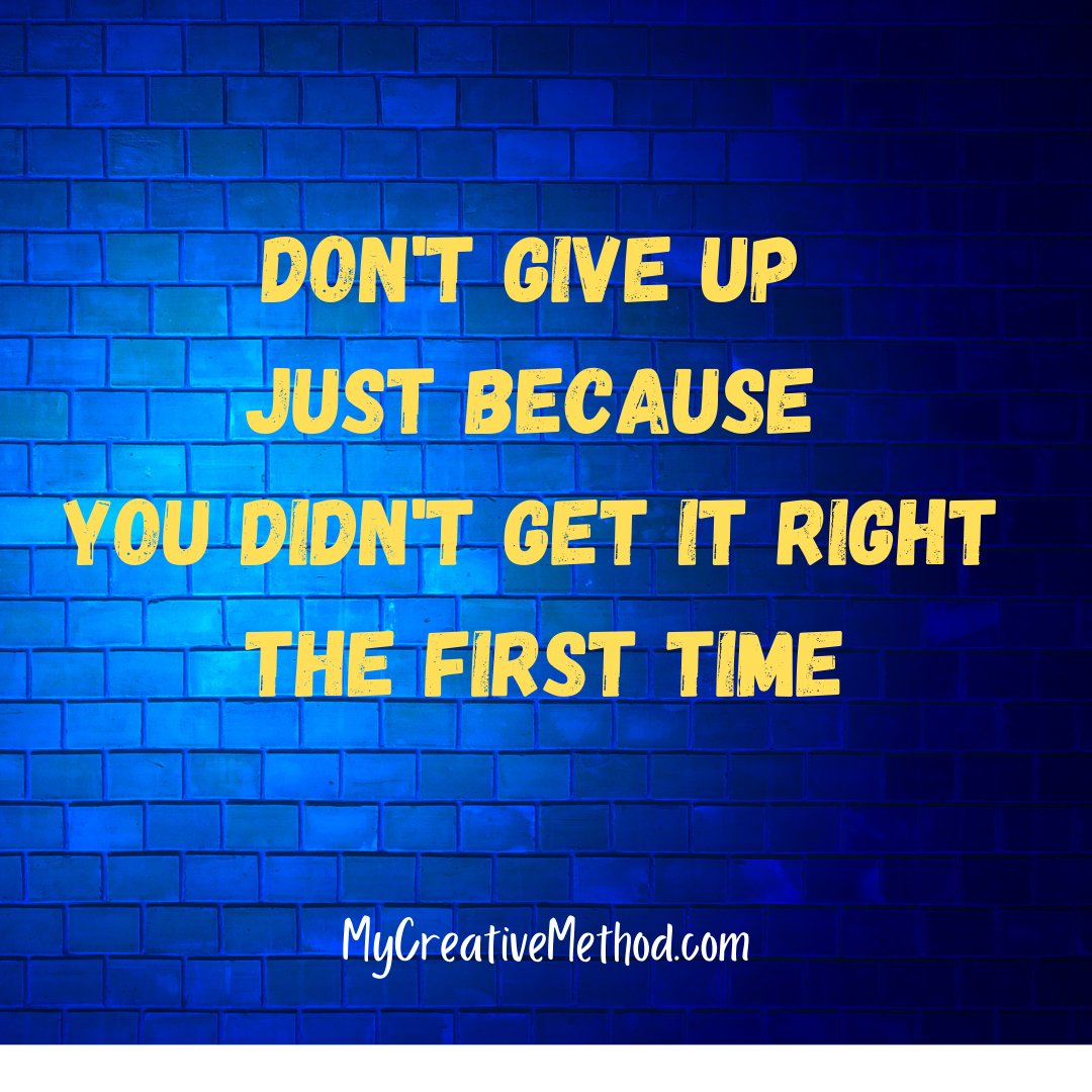 CreativeMethod_'s tweet image. It&apos;s a new day.
It&apos;s a new week
with more chances to crush it
#LFG
Don&apos;t give up 
just because 
you didn&apos;t get it right 
the first time
.
.
.