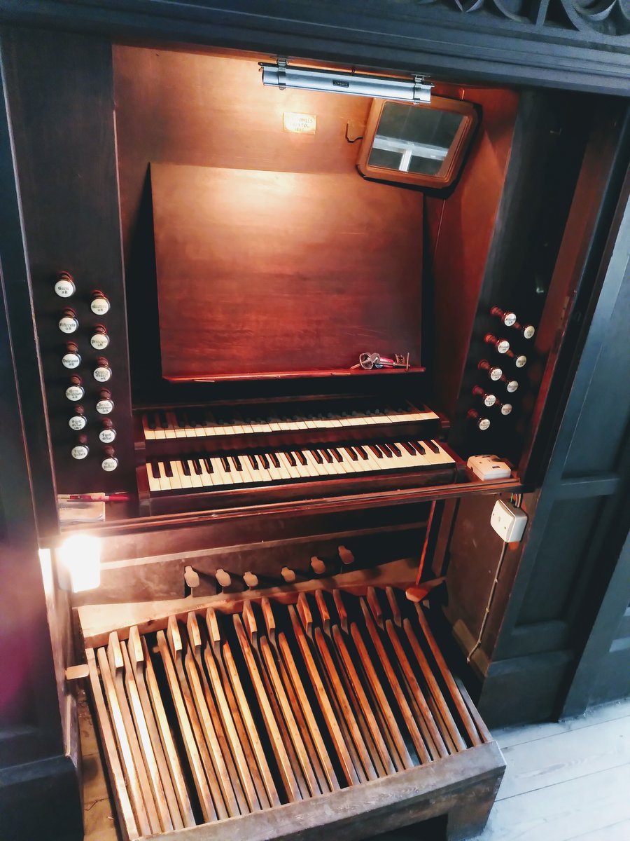 OrganSlow's tweet photo. Prep work for the next mainly slow at @TheCCT St John in the Wall, Bristol - beautiful ancient space in the heart of the city. Saturday 9 April, 11am-2pm, works by Jürg Frey, Eva-Maria Houben, Michael Pisaro-Liu

#organ #wandelweiser #quietmusic #slowmusic #ancientspace #bristol https://t.co/IQiE014rXc