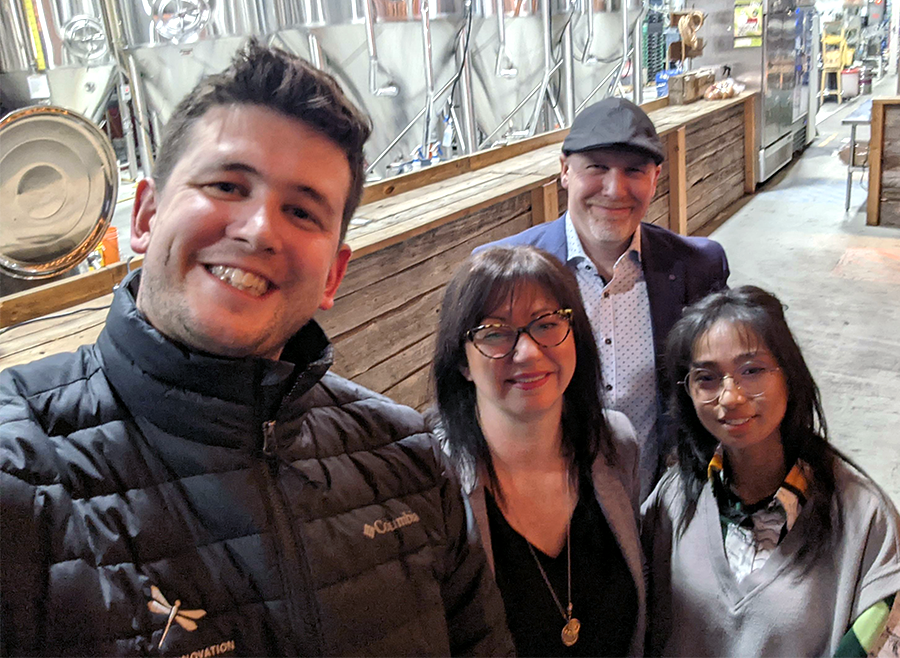 Earlier this month, two DC programs were nominated by <a href="/100MenCalgary/">100 Men Calgary</a>! Pictured is Candice (middle), w/ <a href="/SORCecalgary/">SORCe</a> &amp; Ashley (right), w/ <a href="/YYCConnecTeen/">ConnecTeen</a>, with members Ken King (left) &amp; Jayson Harvey, who nominated CT and SORCe, respectively. #ThankYou for the nomination! 🤗