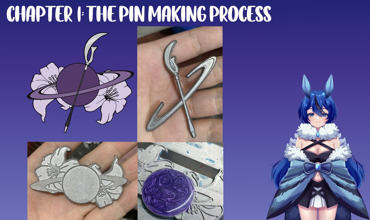 yozorastudios's tweet photo. A preview of my course curriculum! My Class101 course launches TONIGHT at 7:30pm cst ✨ let’s make some enamel pins together and go in depth about the process! 

#enamelpins #pinmaking https://t.co/dTa6mUbLDi