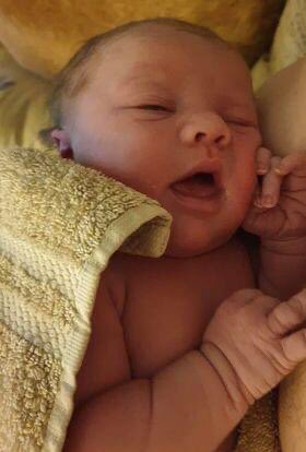 "Annabelle was born at home, the most wonderful, calm birth with no pain relief. Just hypnobirthing techniques and a birth pool. Staff respected all of my birth choices and made me feel safe and supported in my home. I’d highly recommend a home birth to anybody considering it."