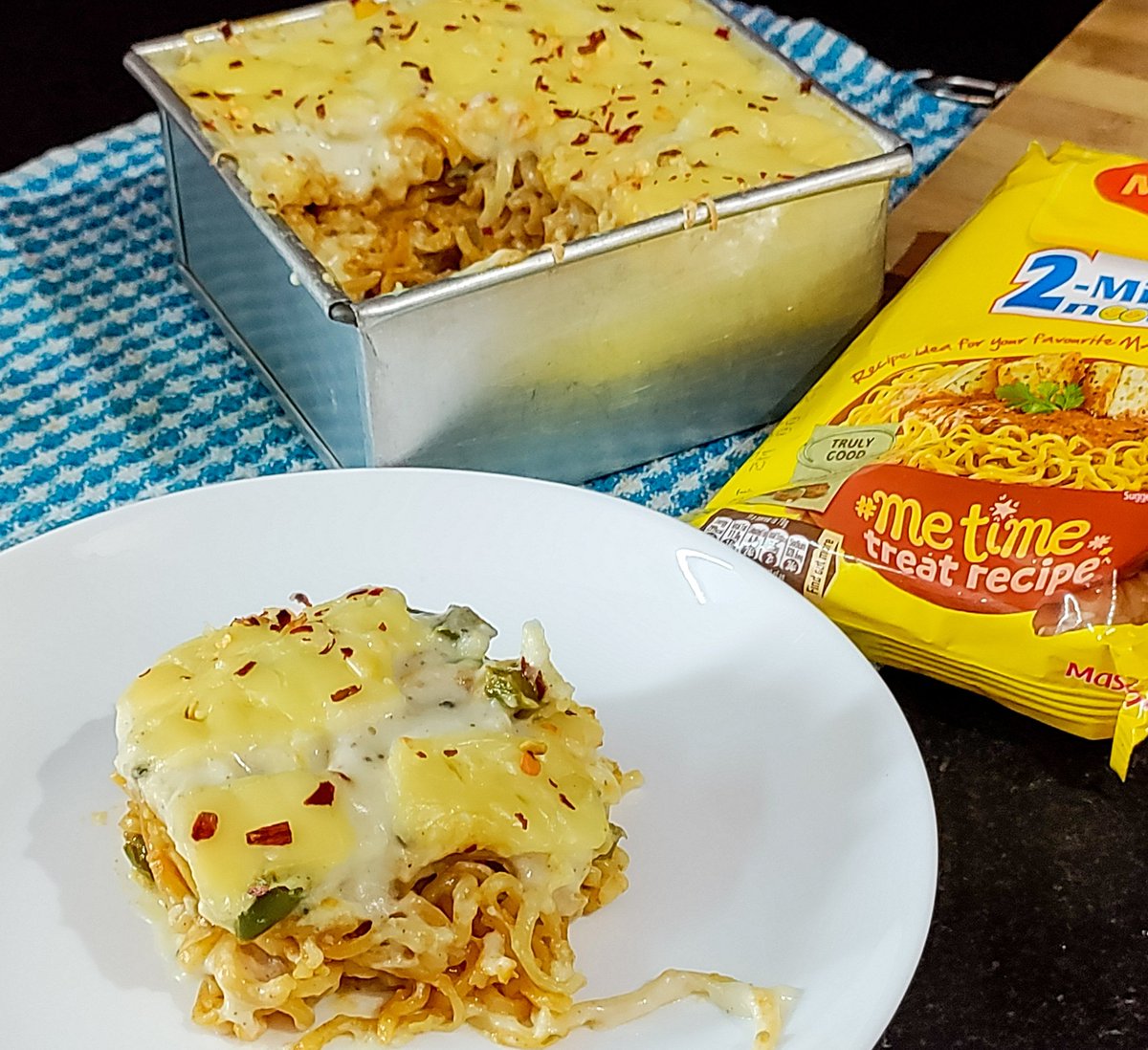 flavoursofmywld's tweet photo. Maggi se yaad aaya.. Maggi lasagne try Kia?? https://t.co/YlpvD9sVXg

#maggie #maggi https://t.co/RsAzuxDbJ8
