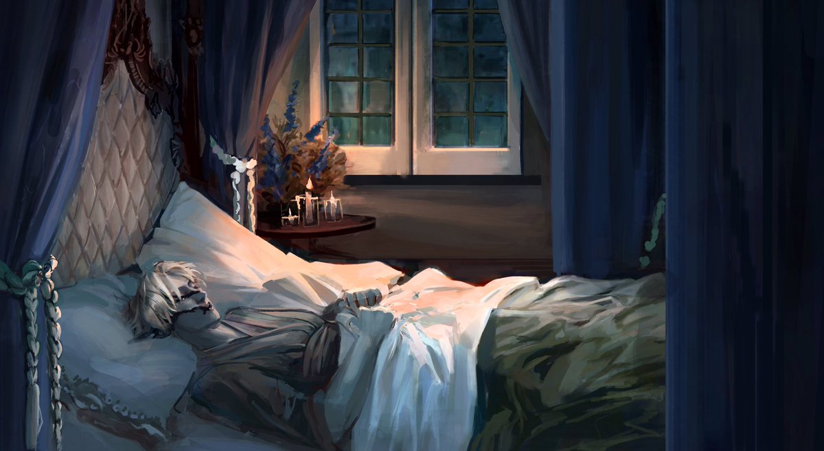 A peaceful rest.

I wanted to draw Lucéena soft 🥺