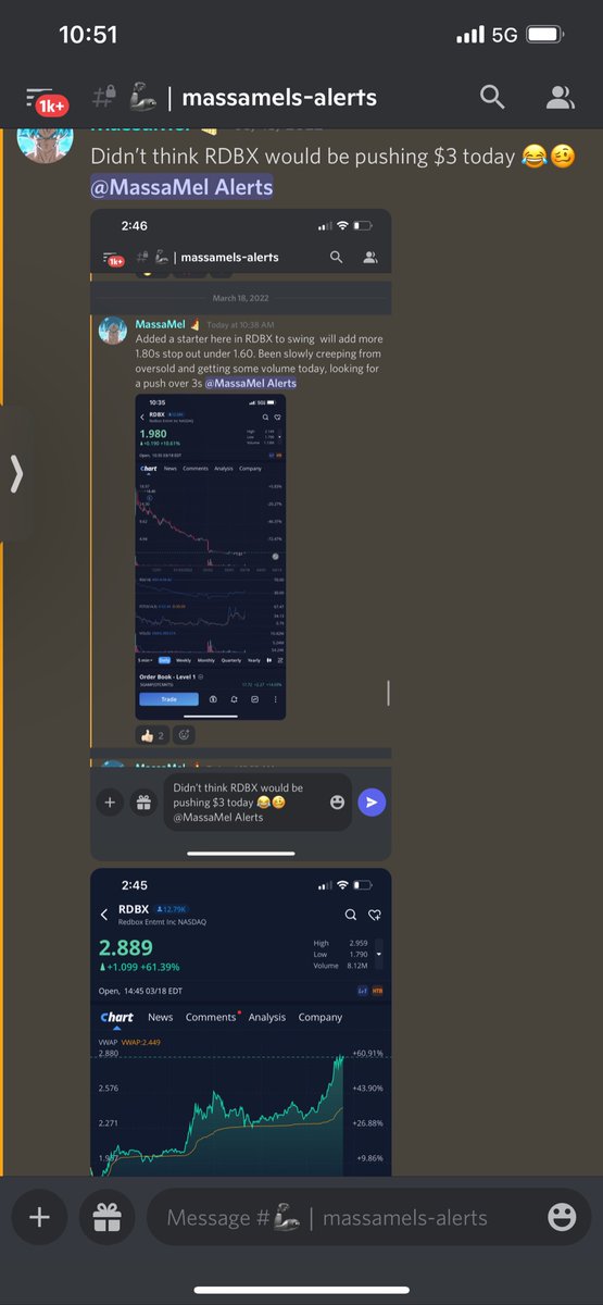 GoldenGooseGold's tweet photo. Not too active here on Twitter but here were a couple swing winners that paid out🔥📈

$RDBX
$GBS
$SCPS 

#StocksToBuy #StocksInFocus #StockMarket https://t.co/1HlJjz5QU2