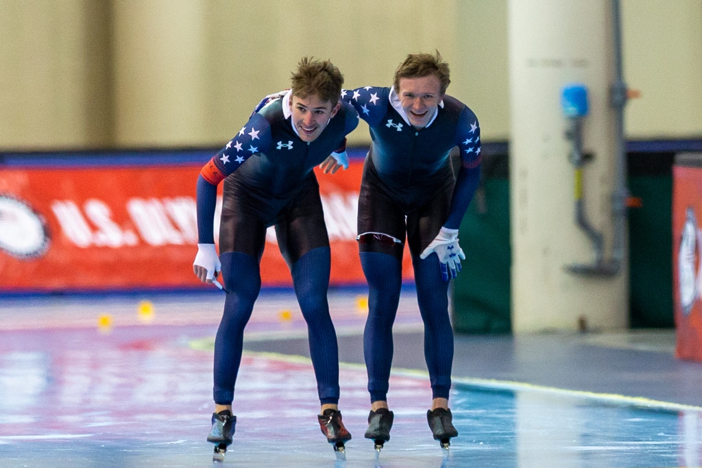 US Speedskating (@usspeedskating) on Twitter photo Teammates, college students, but the descriptor would be friends.
Conquering it all together with the help from <a href="/UofUHealth/">University of Utah Health</a> <a href="/UUtah/">University of Utah</a>
<a href="/ECepuran/">Ethan Cepuran</a> <a href="/realcaseydawson/">casey</a> Teammates, college students, but the descriptor would be friends.
Conquering it all together with the help from <a href="/UofUHealth/">University of Utah Health</a> <a href="/UUtah/">University of Utah</a>
<a href="/ECepuran/">Ethan Cepuran</a> <a href="/realcaseydawson/">casey</a>