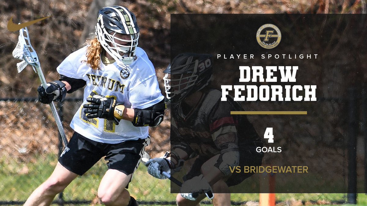 PLAYER SPOTLIGHT🚨Drew Fedorich scored 4 goals this past weekend in our game vs Bridgewater!!! #saddleup #ncaa #lacrosse #llc