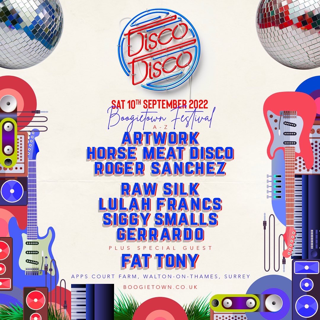 Disco Disco. (@discodiscoldn) on Twitter photo Another festival announcement ππ»βοΈ
<a href="/artworkmagnetic/">HI π.... IβM ARTWORK</a> <a href="/horsemeatdisco/">Horse Meat Disco</a> <a href="/djrogersanchez/">Roger Sanchez</a> <a href="/thefattony/">fat tony</a> <a href="/rawsilkdjs/">RAW SILK</a> <a href="/Sigourney_S/">Siggy Smalls</a> <a href="/Gerrardo76/">Gerrardo</a> & many more
boogietown.co.uk Another festival announcement ππ»βοΈ
<a href="/artworkmagnetic/">HI π.... IβM ARTWORK</a> <a href="/horsemeatdisco/">Horse Meat Disco</a> <a href="/djrogersanchez/">Roger Sanchez</a> <a href="/thefattony/">fat tony</a> <a href="/rawsilkdjs/">RAW SILK</a> <a href="/Sigourney_S/">Siggy Smalls</a> <a href="/Gerrardo76/">Gerrardo</a> & many more
boogietown.co.uk