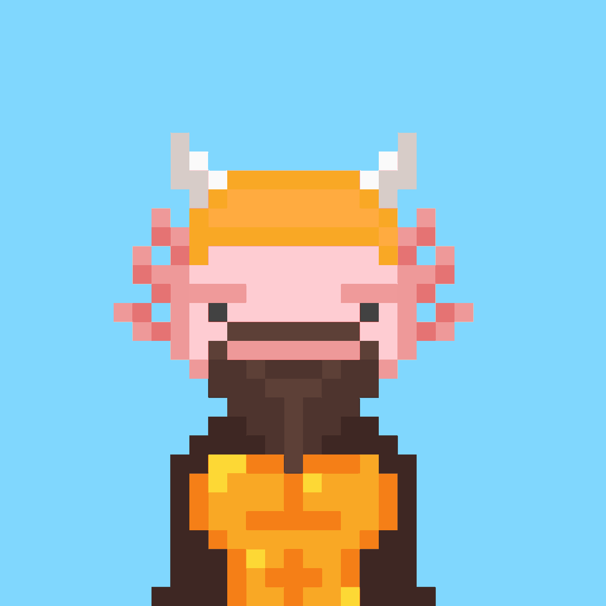 Cryptolotls1's tweet photo. Vikolotl; The furious viking with an expertise on melee combat! https://t.co/4J1wdfzJhK