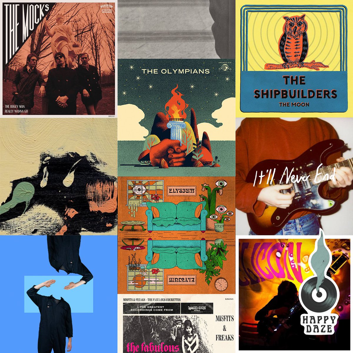 🎧 WHAT WE’RE LISTENING TO…

HAPPY MONDAZE FOREVER! 10 tracks added to our playlist ft. The Mocks, <a href="/thecourettes/">The Courettes</a>, <a href="/S_B_Cult/">Spacey Basement Cult</a> ft. Yusuf Yellow, @cowgirlband, <a href="/san_vision/">San Pedro's Vision</a>, <a href="/thebandkatz/">KATZ</a>, <a href="/TheShipbuilders/">The Shipbuilders</a>, Fehlt, @HeliconGlasgow &amp; The Olympians.

Listen &gt;&gt; linktr.ee/HappyDazeAlways