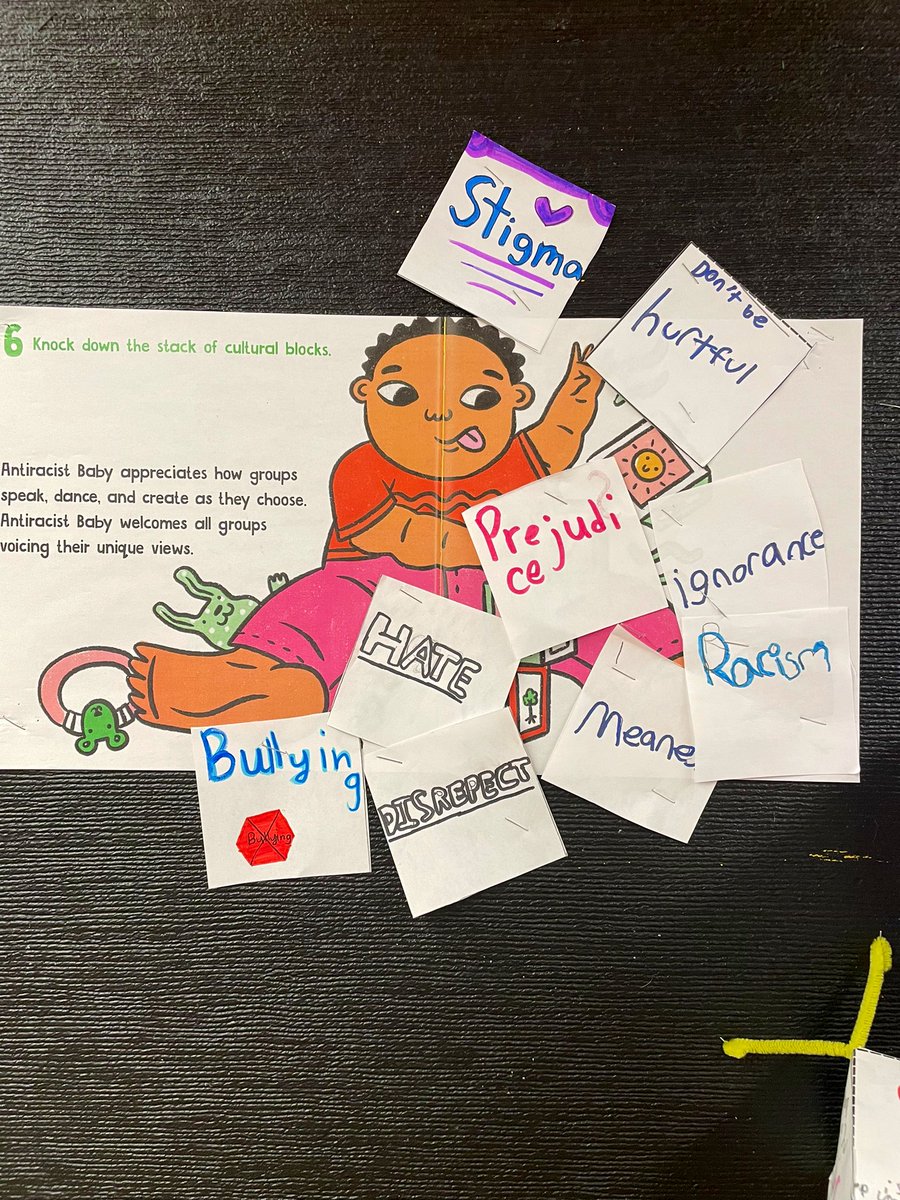 keihowie's tweet photo. @ThomsonSchool came together to demonstrate our learning of what it means to be #antiracist using @DrIbram ’s book “Antiracist Baby” to start these conversations. So proud! #ReginaPublicSchoolsAntiRacism https://t.co/V6asVtGiw0