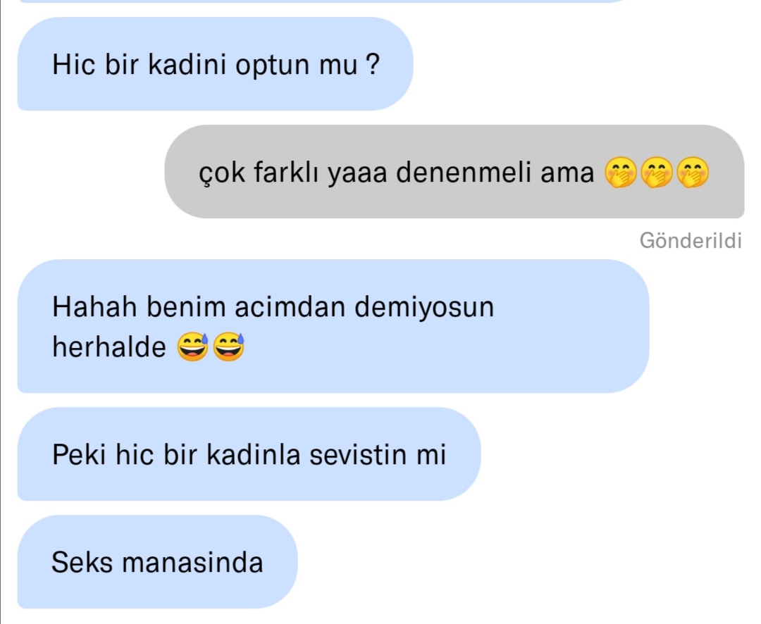 hisbiri's tweet photo. beş dakikalığına erkeklerin istediği gibi cevap verdim... ve dünya güzelleşti https://t.co/8QKmDouZvG