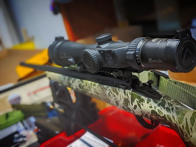Possibly the most advanced muzzleloader setup available! The Paramount topped with a Burris Eliminator. PC: @cvaofficial