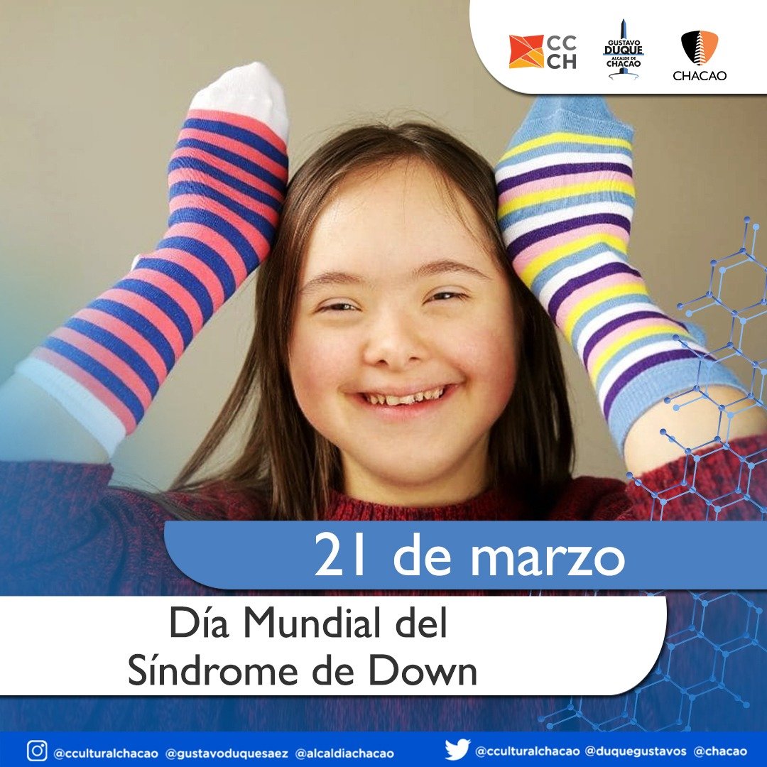 En diciembre de 2011, la Asamblea General de la ONU designó el 21 de marzo, Día Mundial del Síndrome de Down.

<a href="/duquegustavoS/">Gustavo Duque Sáez</a> 
<a href="/Chacao/">Alcaldía de Chacao</a>