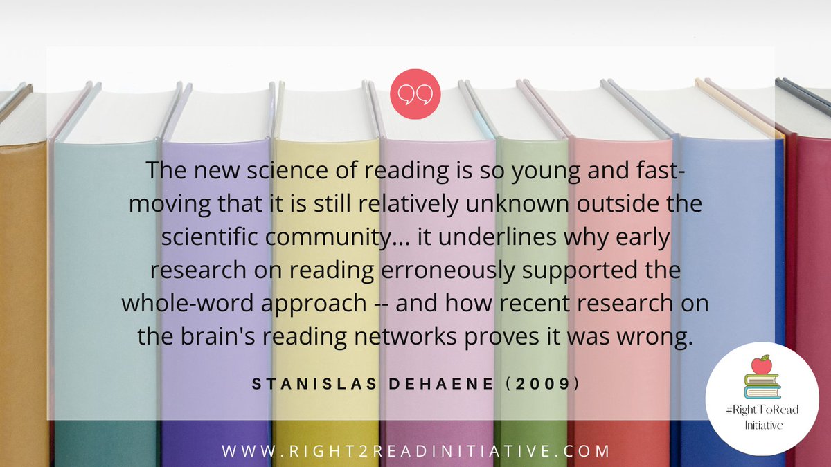 R2RInitiative's tweet photo. It is time for teacher education programs to embrace the science of reading. Too many focus on balanced literacy, an instructional method that leaves too many students behind.
#teachereducationprogram #scienceofreading #righttoread #literacy #instructionalmethod #students https://t.co/KGhrdCRkUG