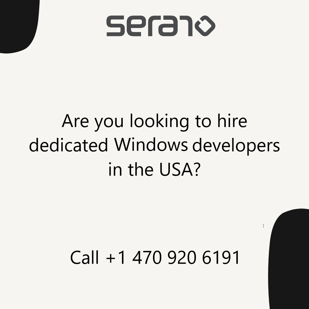 SeraroLLC's tweet photo. Hire Dedicated Windows App Developer in the USA

To know more-
Visit- https://t.co/076msiyCEe
Call +1 470 920 6191

#staffing #recruitment #staffingagency #itagency  #recruiters #seraro #developer #windows #hiring #ecommerce #employment https://t.co/kQuiv1IRCI