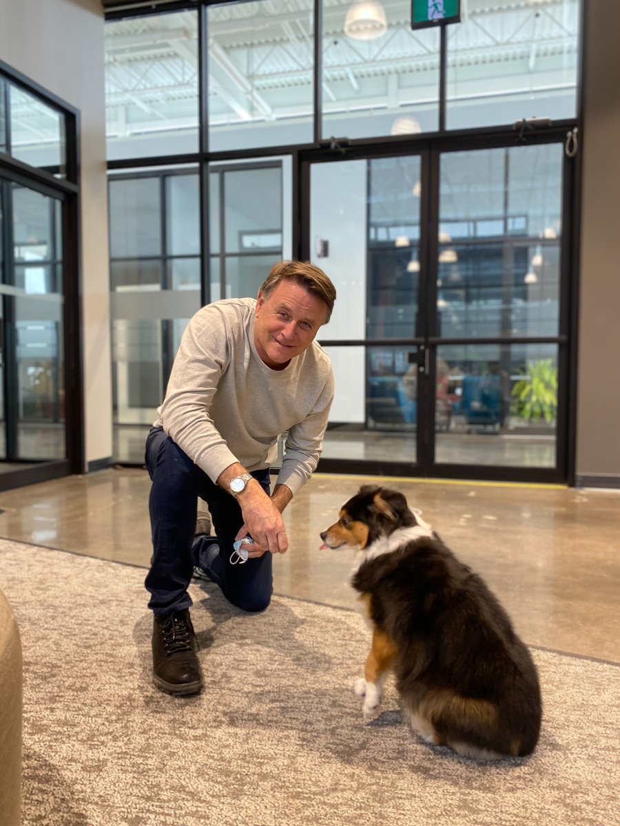 It's always a good day at <a href="/workatcommons/">Catalyst Commons</a> when <a href="/wealthy_barber/">David Chilton</a> comes to visit!

#comesforthedogs #mansbestfriend