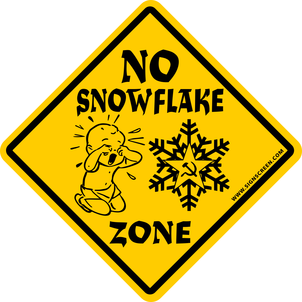 SignScreenEvart's tweet photo. Funny 'No snowflake" sign $8.99 FREE SHIPPING https://t.co/siDHBaElAx 
#nosnowflake #MAGA #funny #Conservatives https://t.co/mLkovocOEs
